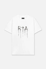 RTA Colin White Watercolor Tee Gravity NYC