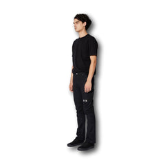 RTA Denis Mini Flare Matte Black Jeans - Gravity NYC