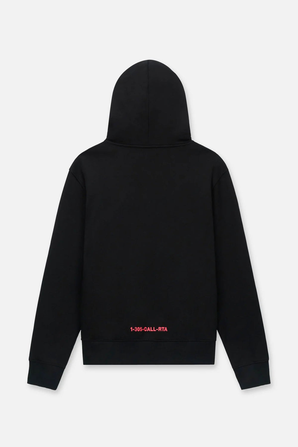 RTA Floyd Zip-Up Hoodie Black Fingerprint Logo - Gravity NYC