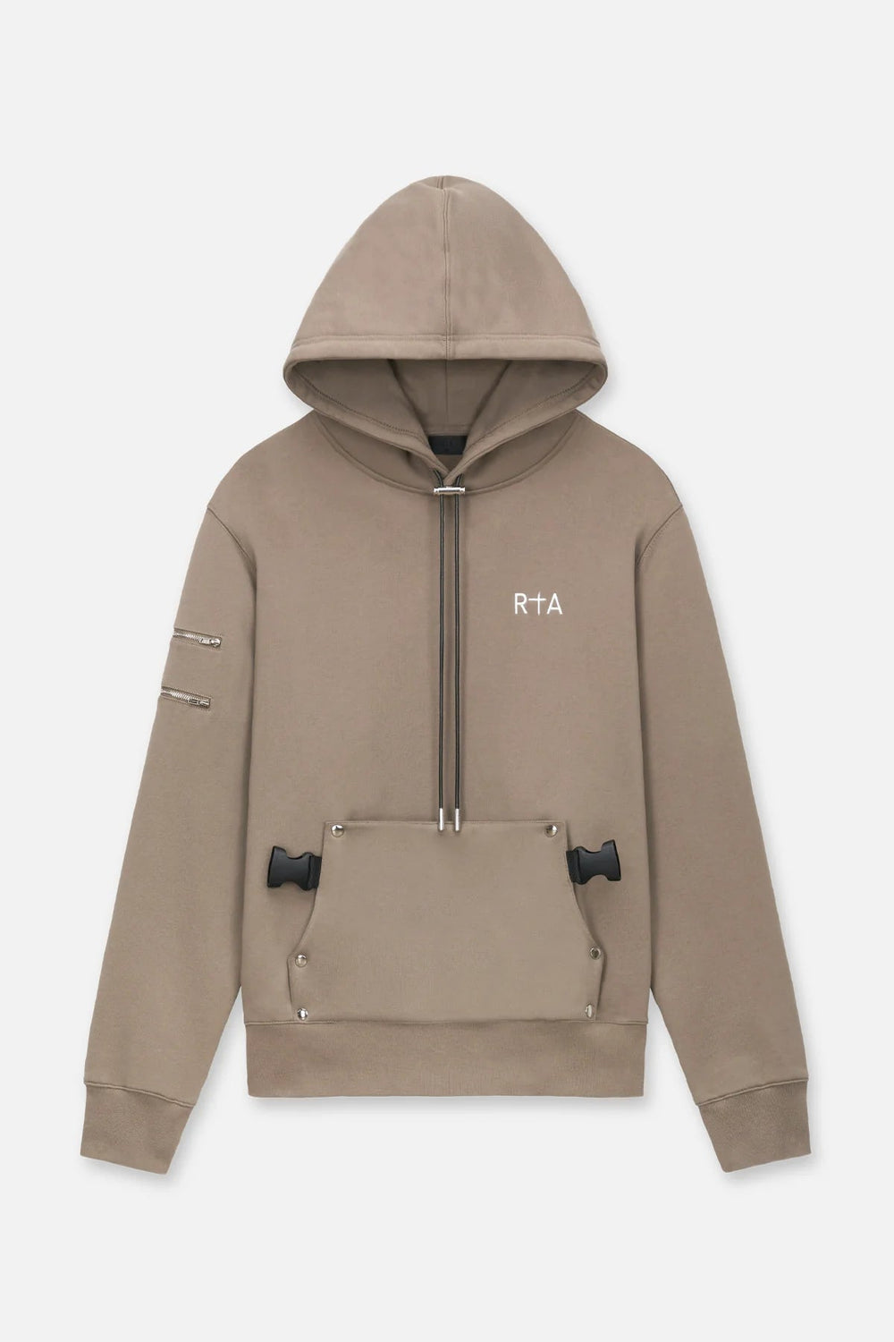 RTA Hector Hoodie Taupe - Gravity NYC