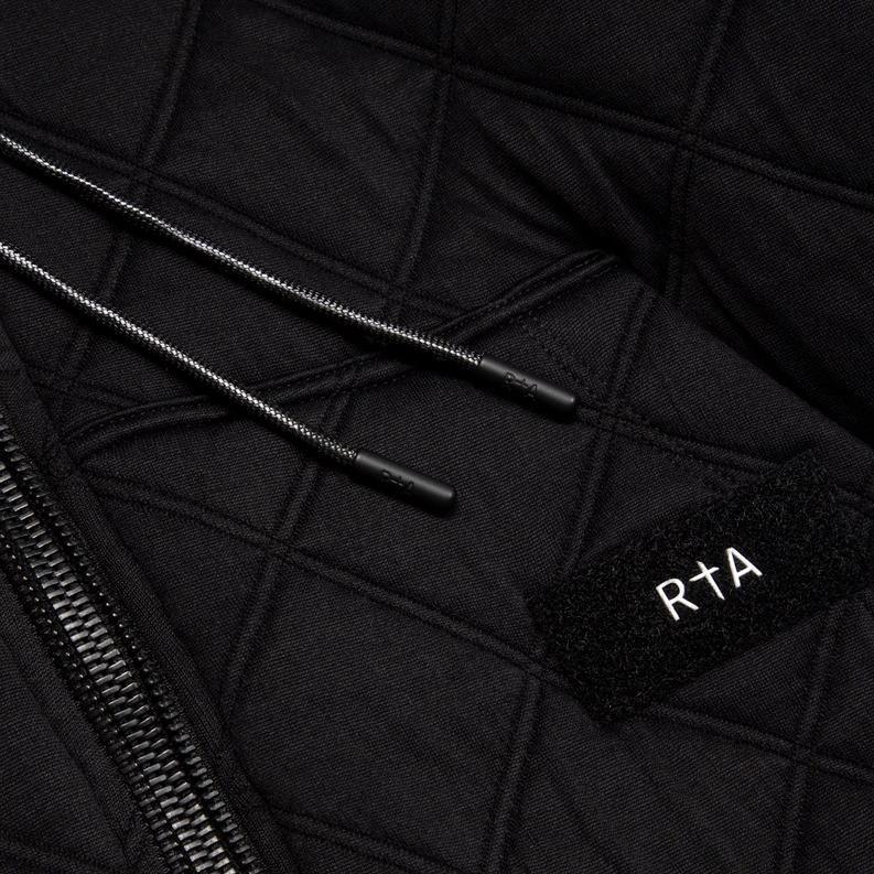 RTA Herne Quilted Zip Hoodie Gravity NYC