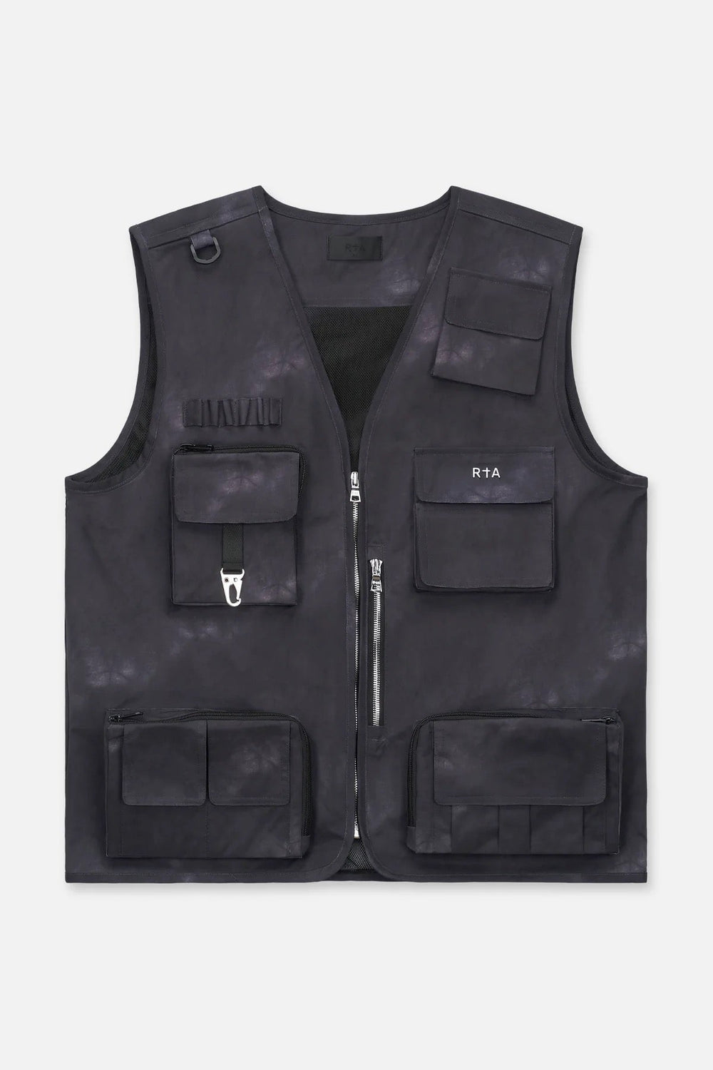 RTA Ibra Utility Vest Black Marble - Gravity NYC