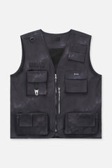 RTA Ibra Utility Vest Black Marble - Gravity NYC