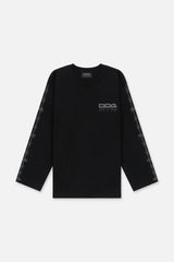 RTA Kash Black Barbwire Long Sleeve Tee