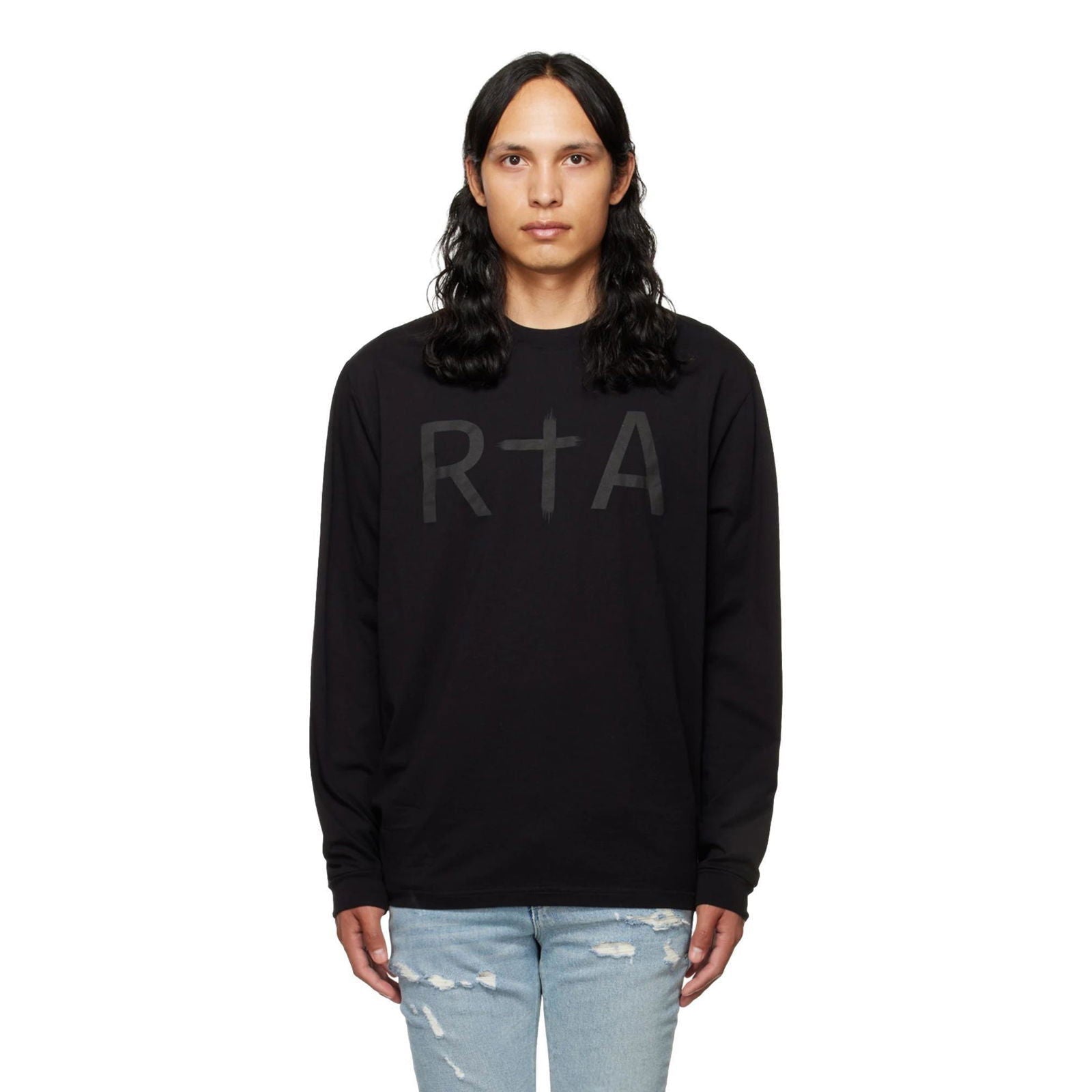 RTA Lawrence Black Long Sleeve T-Shirt Gravity NYC