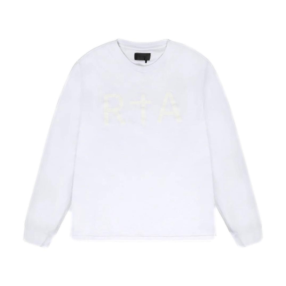 RTA Lawrence White Long Sleeve T-Shirt - Gravity NYC