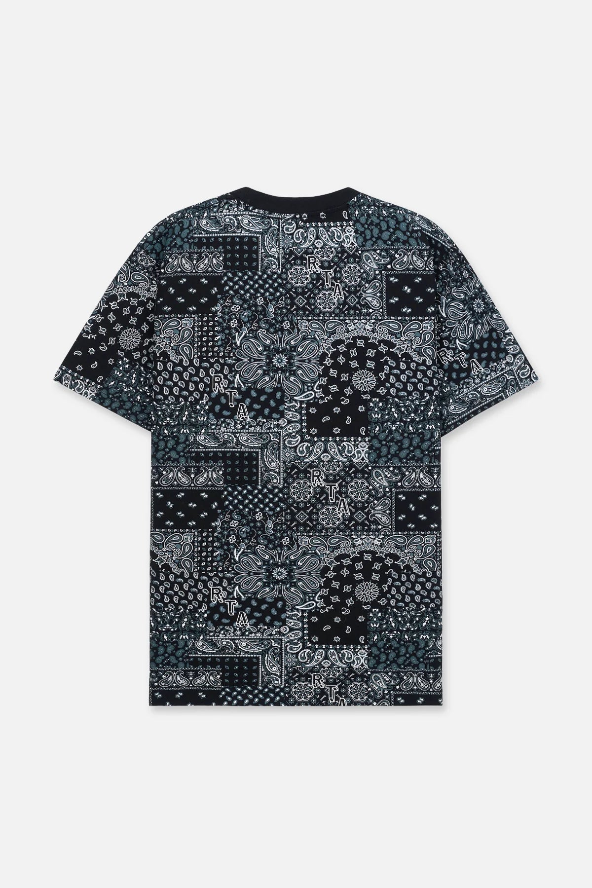 RTA Liam Black Bandana T-Shirt