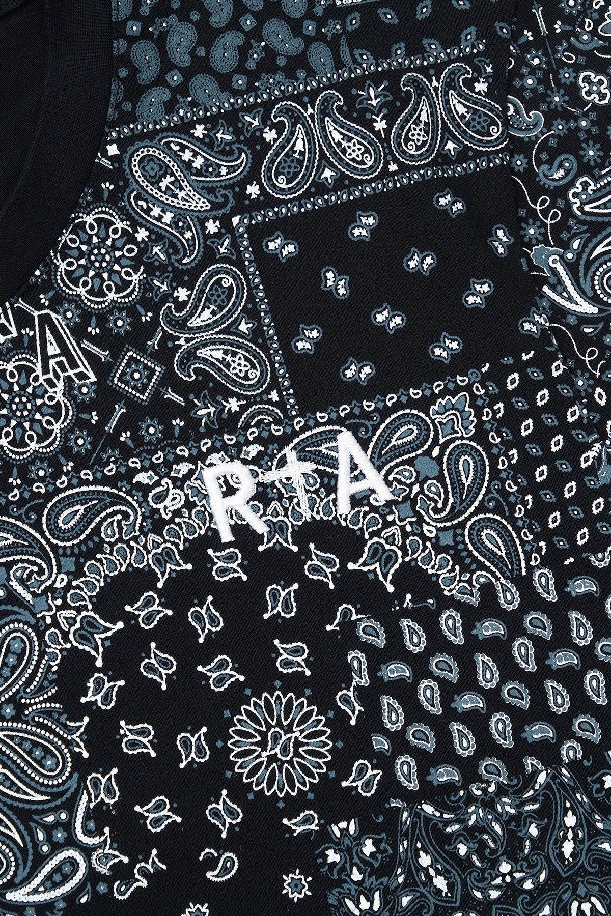 RTA Liam Black Bandana T-Shirt