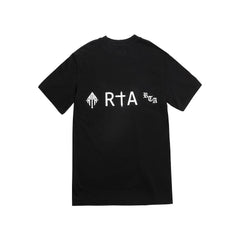 RTA Liam Black Three Logos T-Shirt - Gravity NYC