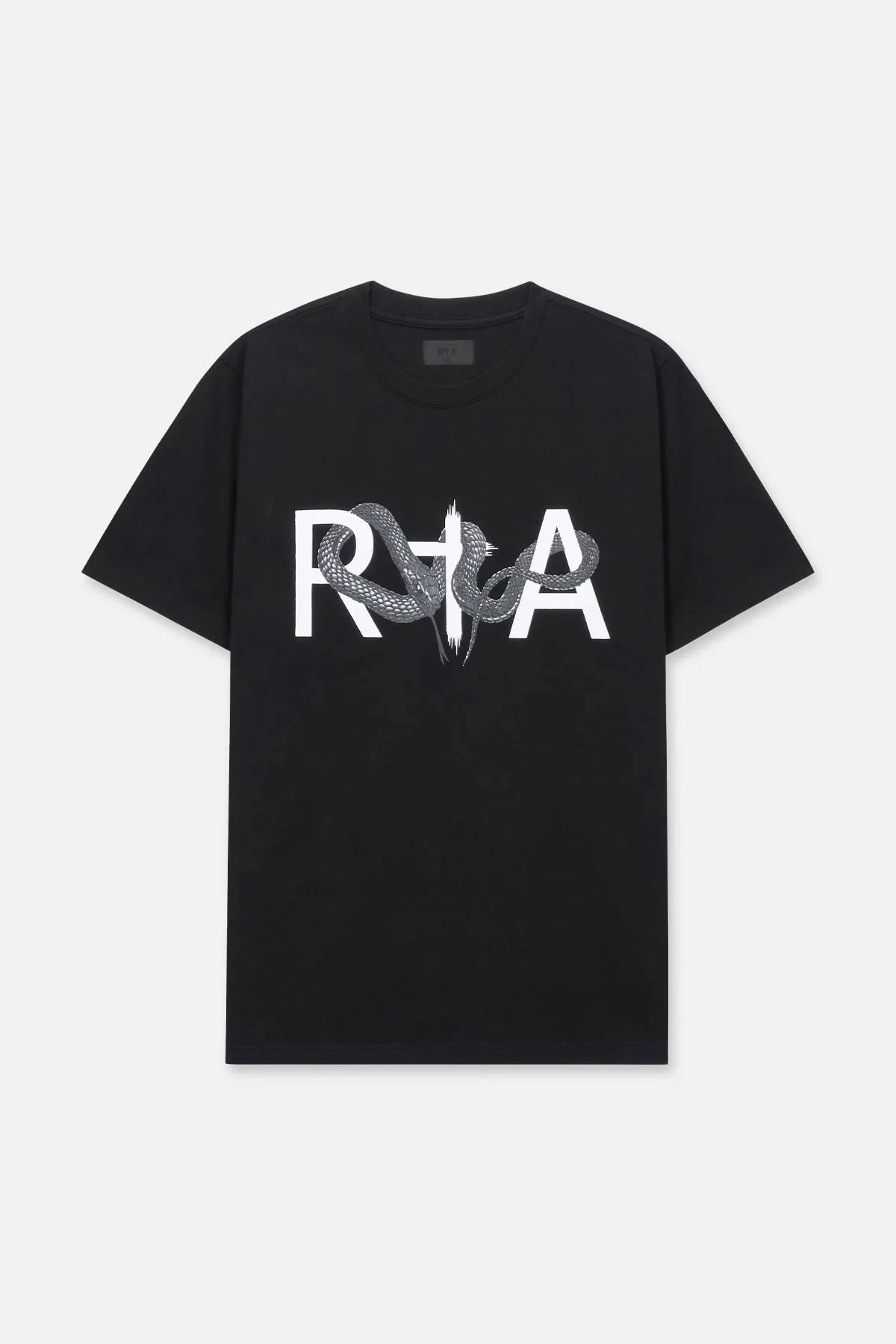 RTA Liam Tee Black Snake Logo Gravity NYC