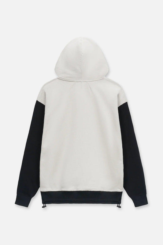RTA Oversized Hoodie Grey-Black Combo - Gravity NYC