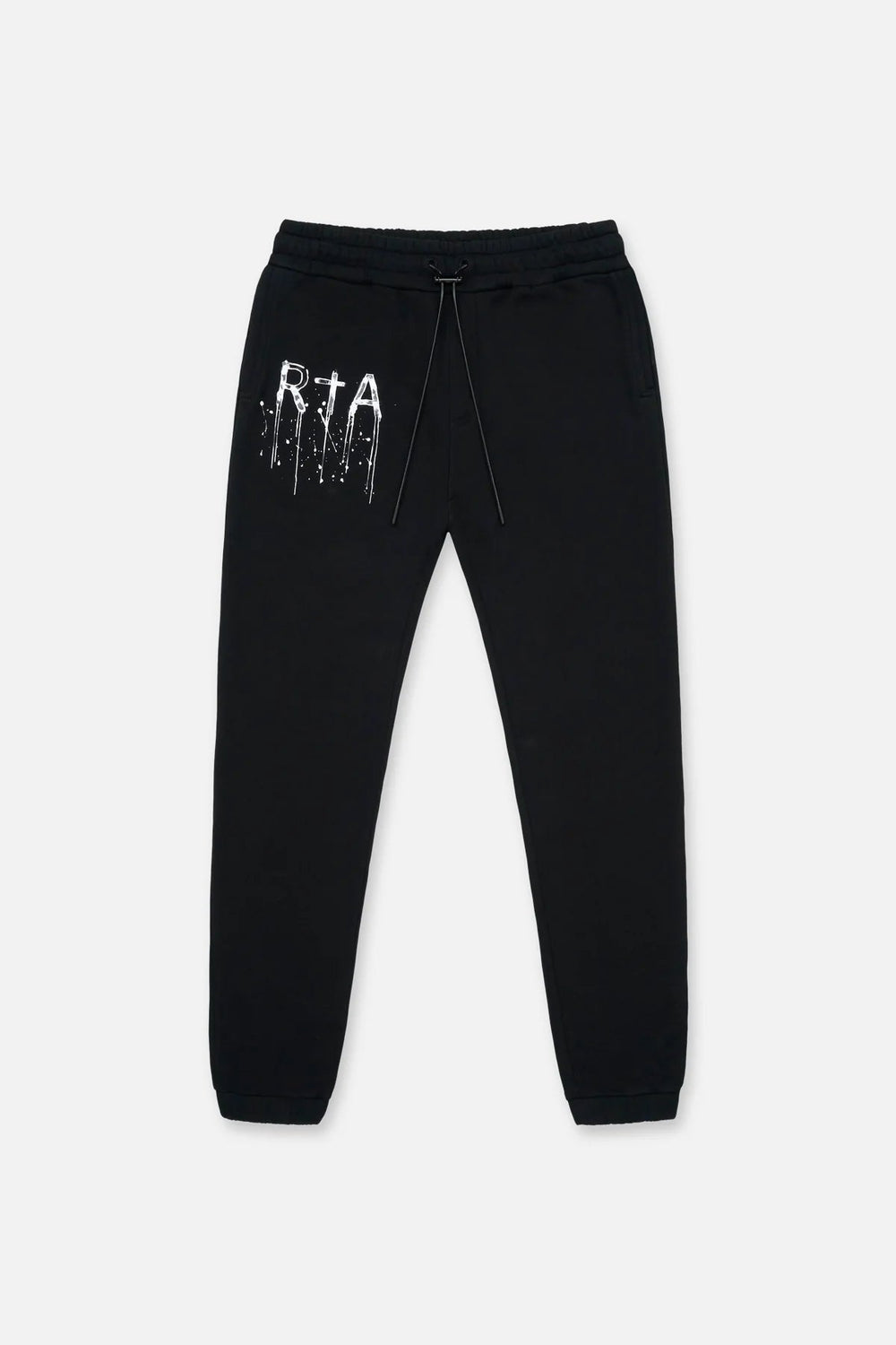 RTA Owen Black Watercolor Sweatpants - Gravity NYC