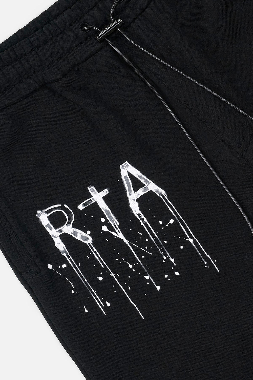 RTA Owen Black Watercolor Sweatpants - Gravity NYC