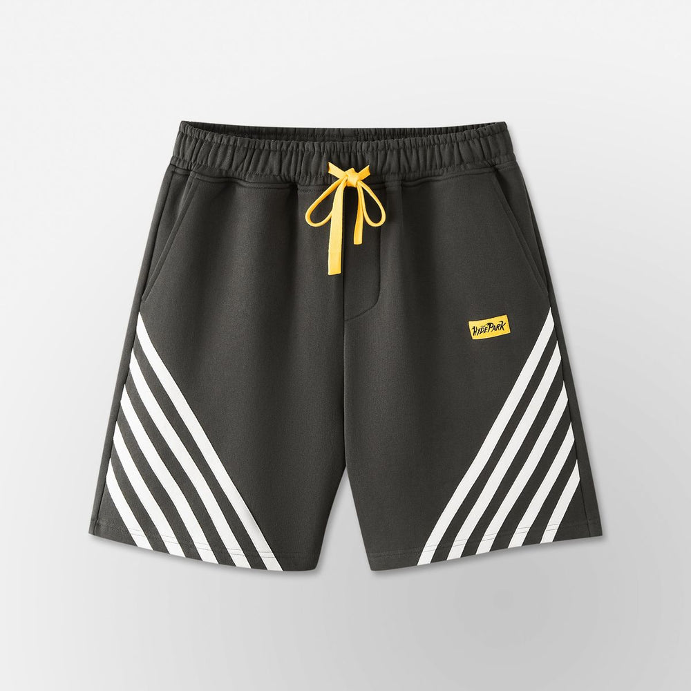 HYDE PARK GOODS Relax Striped Shorts - Black - Gravity NYC