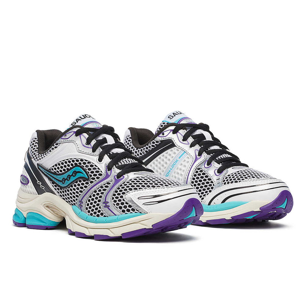 SAUCONY ProGrid Triumph 4 Sneakers White/Blue - Gravity NYC