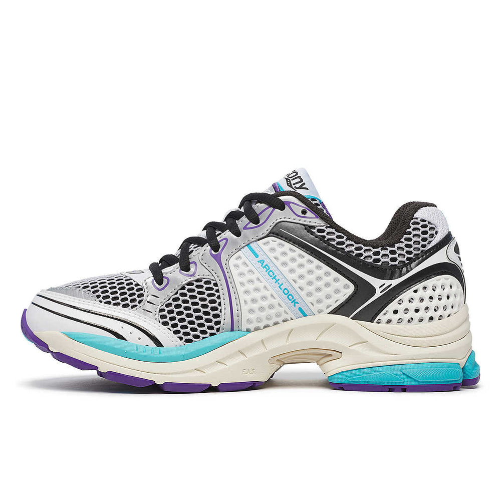 SAUCONY ProGrid Triumph 4 Sneakers White/Blue - Gravity NYC