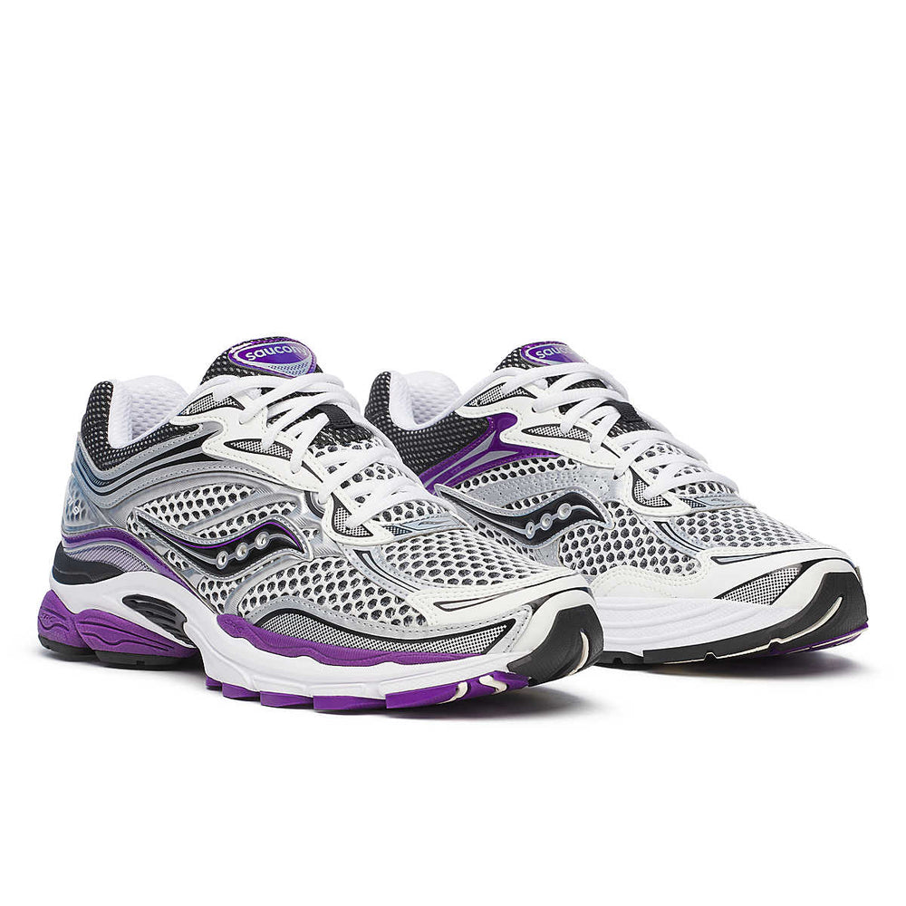 SAUCONY ProGrid Omni 9 Sneakers Silver/Purple - Gravity NYC