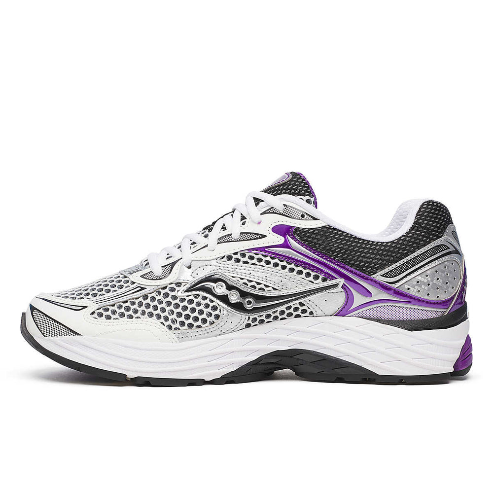 SAUCONY ProGrid Omni 9 Sneakers Silver/Purple - Gravity NYC