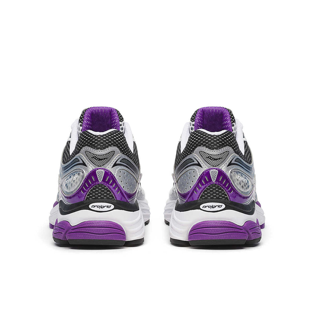 SAUCONY ProGrid Omni 9 Sneakers Silver/Purple - Gravity NYC