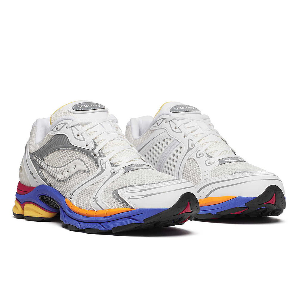 SAUCONY ProGrid Triumph 4 Sneakers Galaxy White/Multi - Gravity NYC