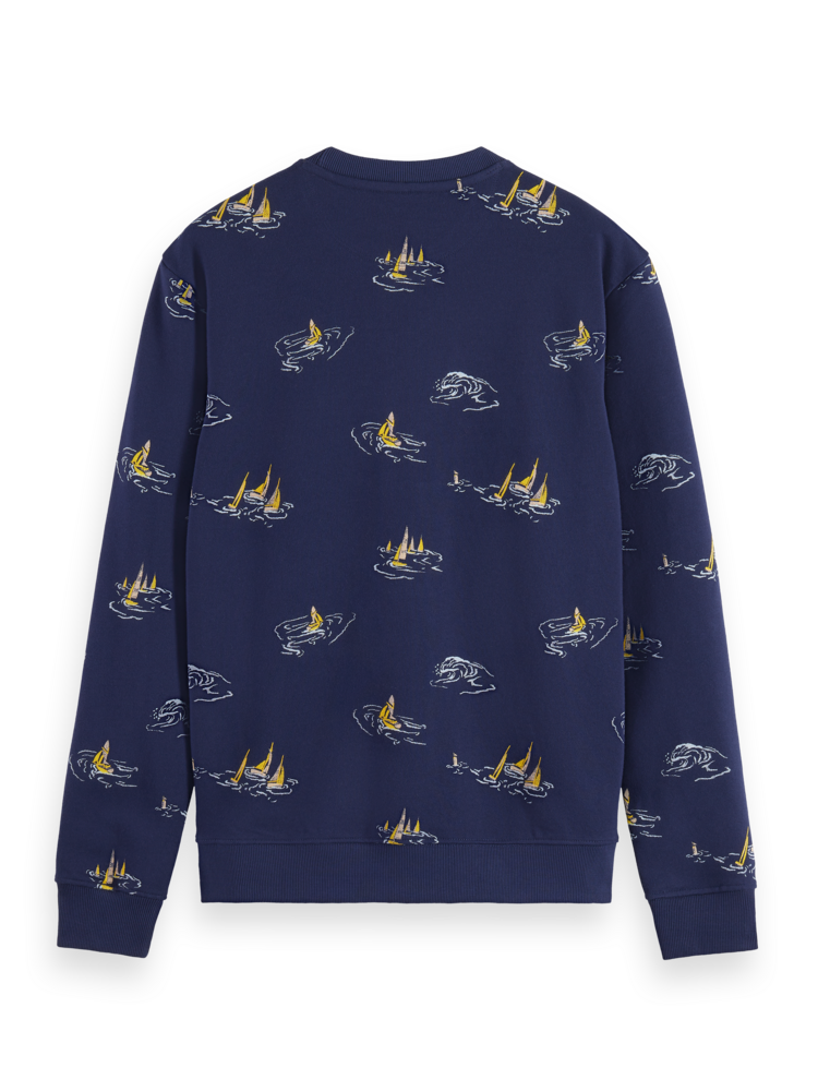 SCOTCH & SODA ALL OVER PRINT SWEATSHIRT Gravity NYC