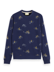 SCOTCH & SODA ALL OVER PRINT SWEATSHIRT Gravity NYC