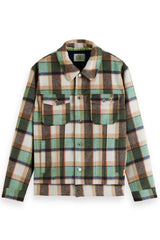 SCOTCH & SODA BRUSHED CHECK OVERSHIRT Gravity NYC