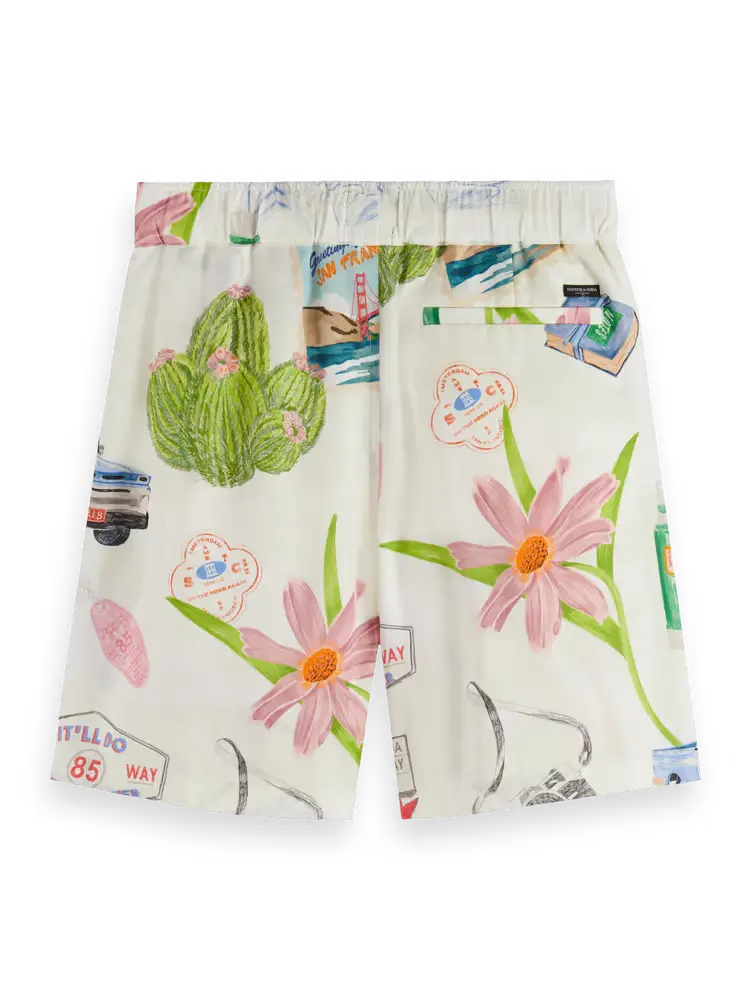 SCOTCH & SODA Fave Printed Bermuda Short Gravity NYC