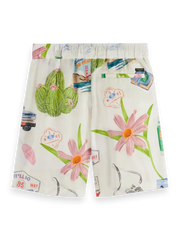 SCOTCH & SODA Fave Printed Bermuda Short Gravity NYC