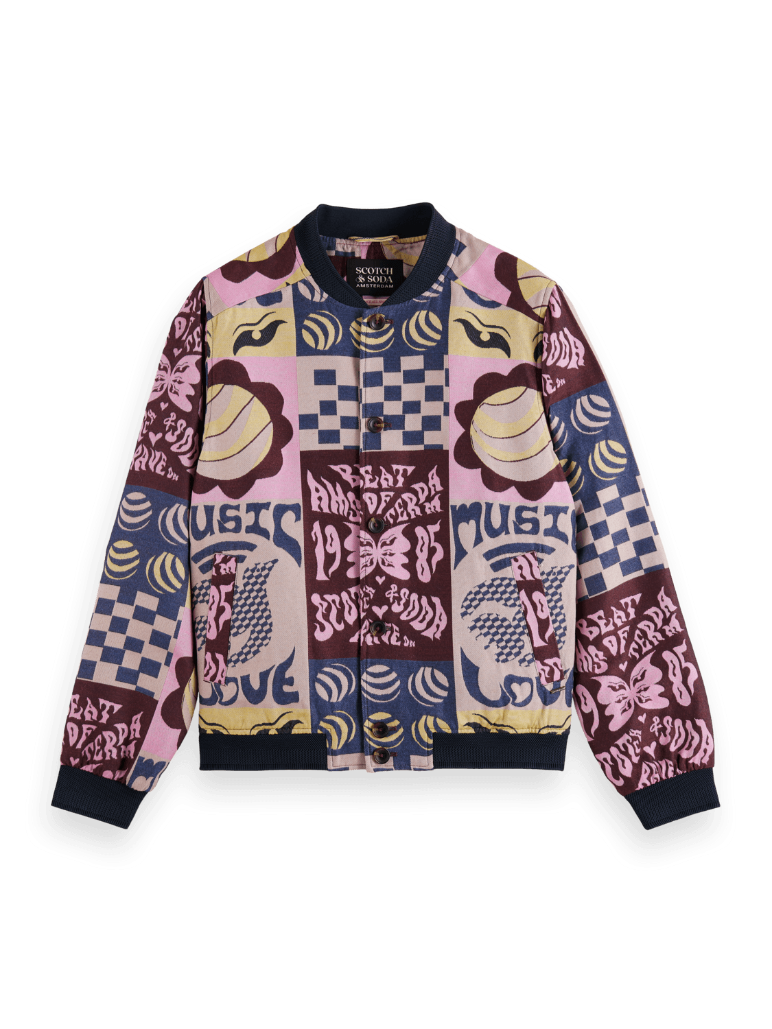 SCOTCH & SODA JACQUARD BOMBER JACKET Gravity NYC