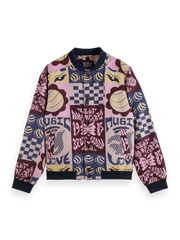 SCOTCH & SODA JACQUARD BOMBER JACKET Gravity NYC