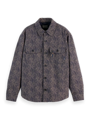 SCOTCH & SODA Jacquard Wool-Blend Overshirt Gravity NYC