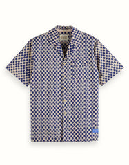 SCOTCH & SODA Polka Dot Printed Short Sleeve Shirt Gravity NYC