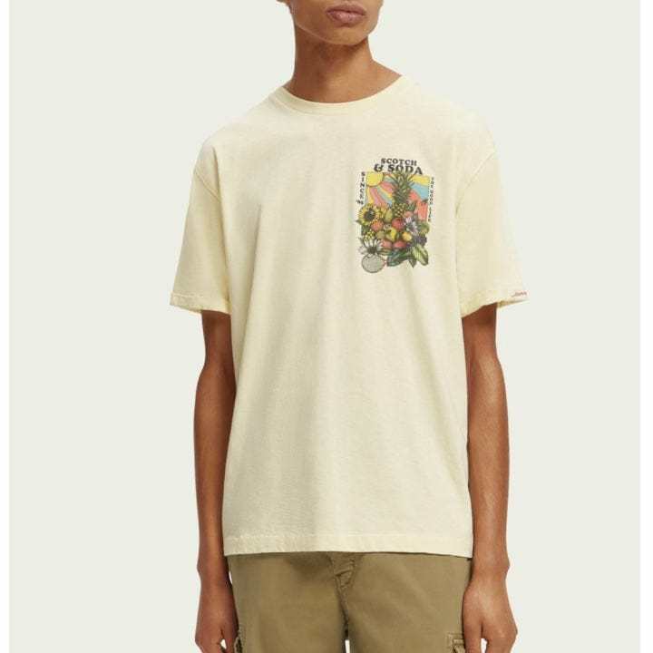 SCOTCH & SODA RELAXED FIT ARTWORK TEE Gravity NYC