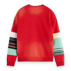 SCOTCH & SODA RELAXED FIT CLUB APPLIQUE SWEATSHIRT Gravity NYC