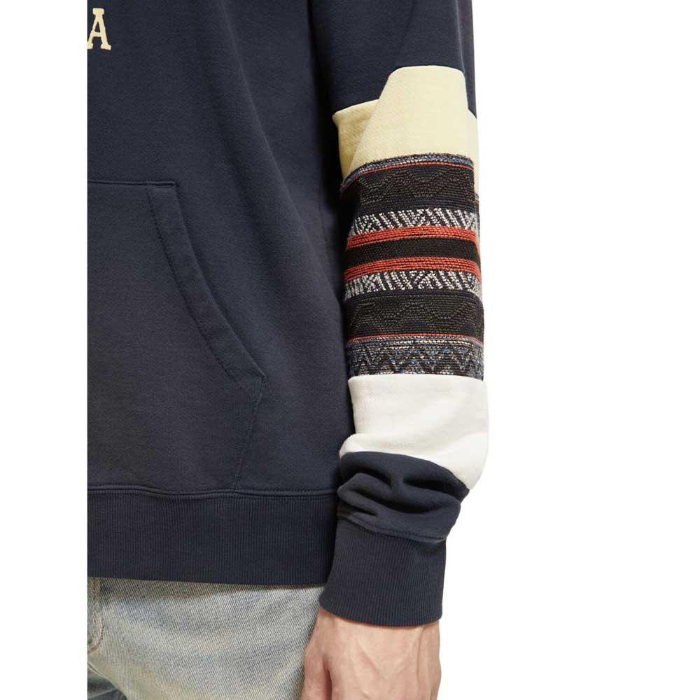 SCOTCH & SODA RELAXED FIT CLUB SODA APPLIQUE HOOODIE Gravity NYC