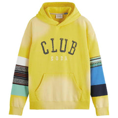 SCOTCH & SODA RELAXED FIT CLUB SODA APPLIQUE HOOODIE Gravity NYC