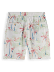 SCOTCH & SODA Twilt-Printed Pleated Bermuda Shorts Gravity NYC