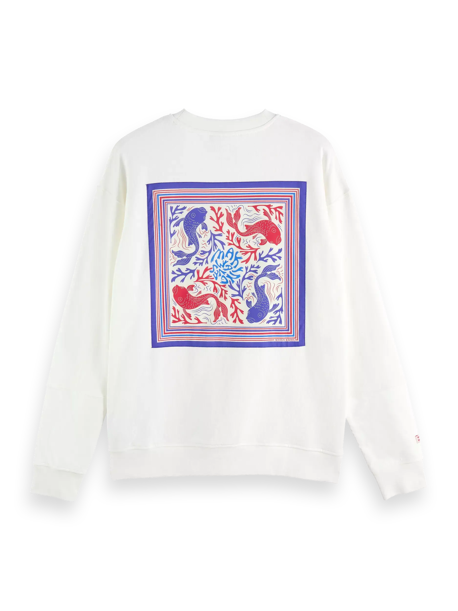 SCOTCH & SODA Bandana Artwork Sweatshirt