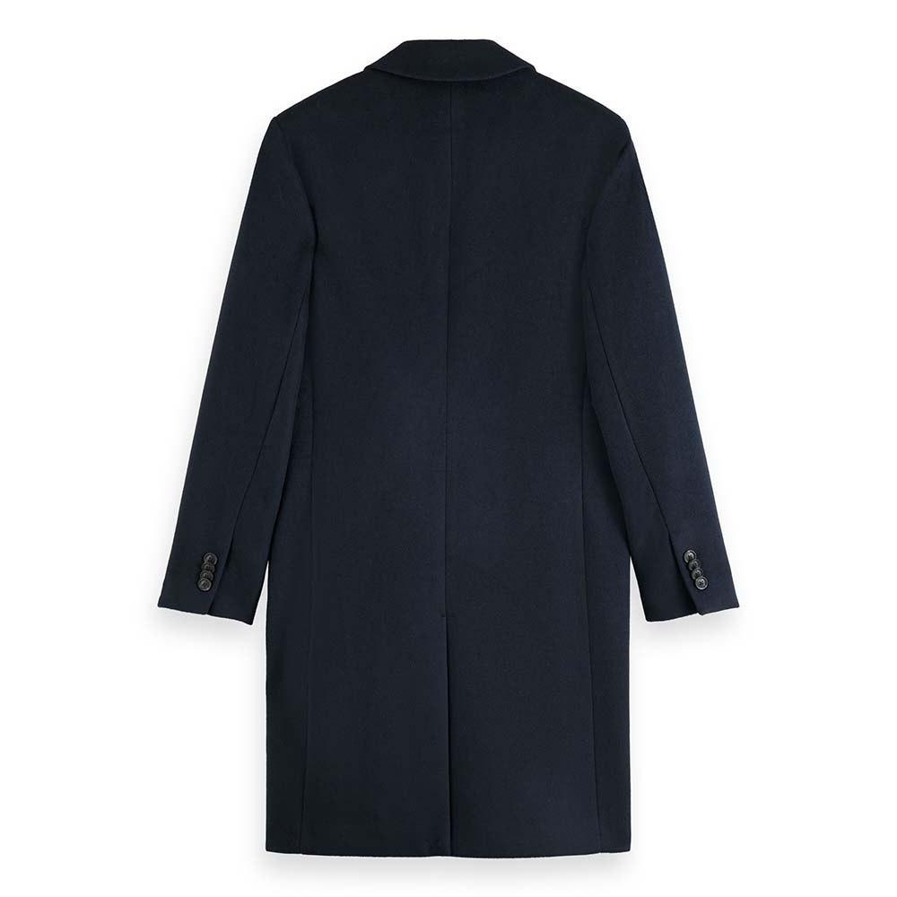 SCOTCH AND SODA Classic Wool Blend Overcoat - Gravity NYC