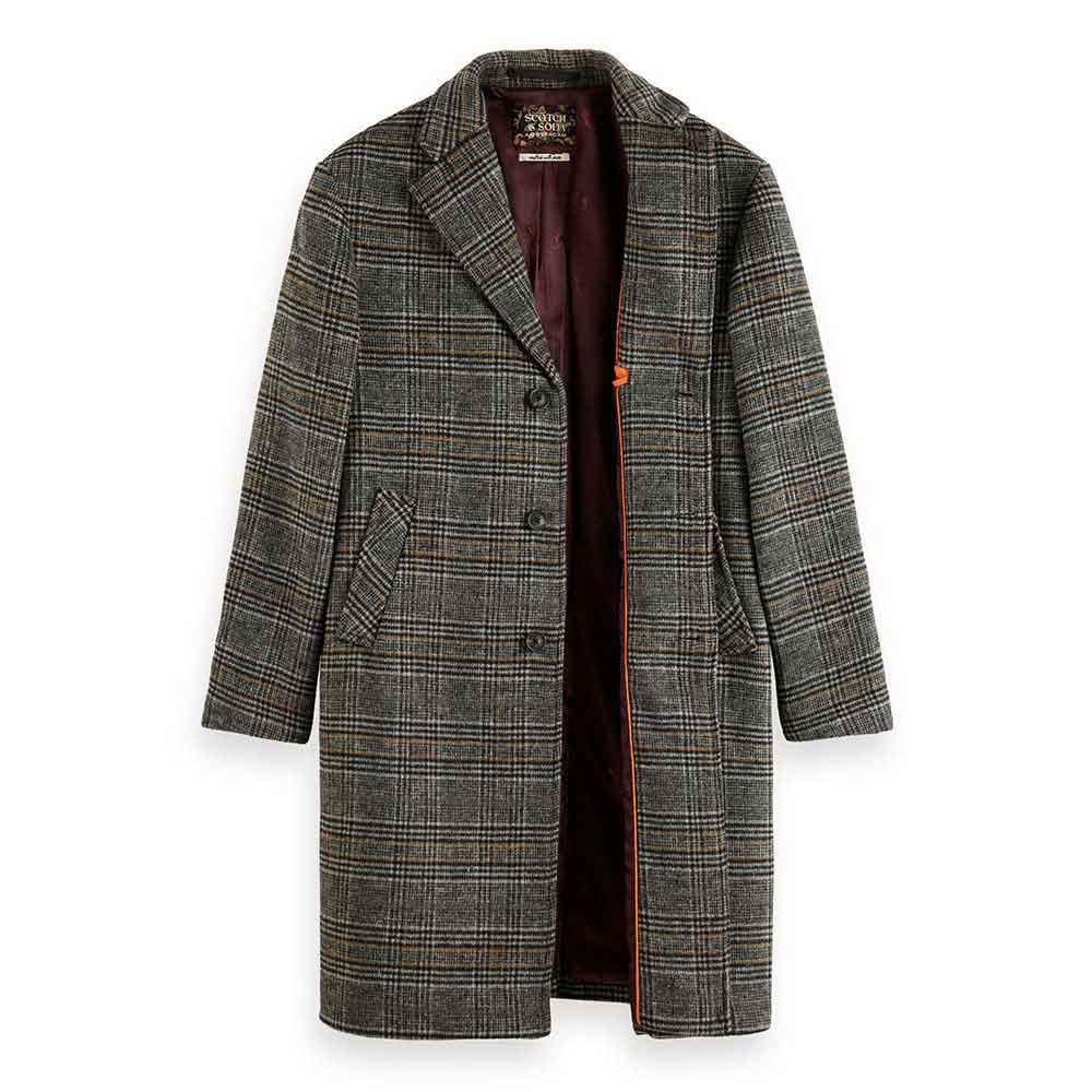 SCOTCH AND SODA Classic Wool Blend Overcoat - Gravity NYC