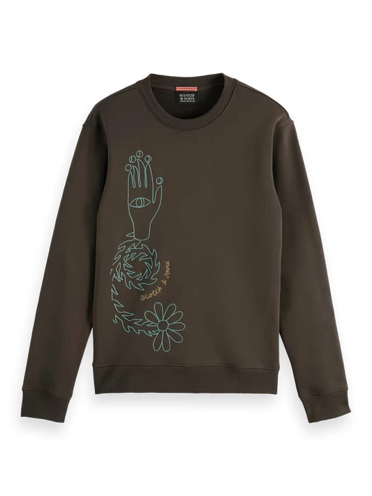 SCOTCH & SODA Embroidered Sweatshirt