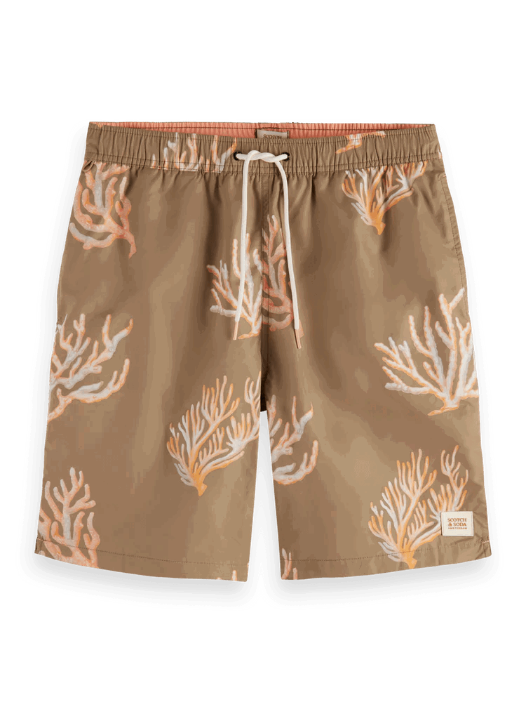 SCOTCH AND SODA Fave-Cotton/Linen Bermuda Shorts - Gravity NYC