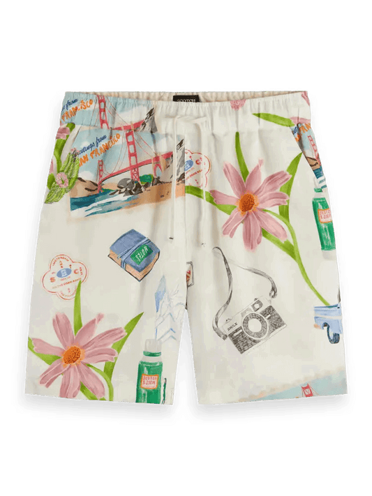 SCOTCH & SODA Fave Printed Bermuda Short