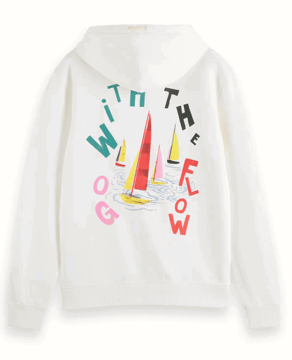 SCOTCH AND SODA Front Back Artwork Hoodie - Gravity NYC