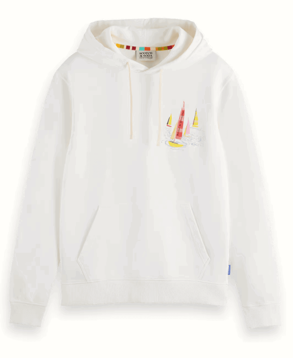 SCOTCH AND SODA Front Back Artwork Hoodie - Gravity NYC