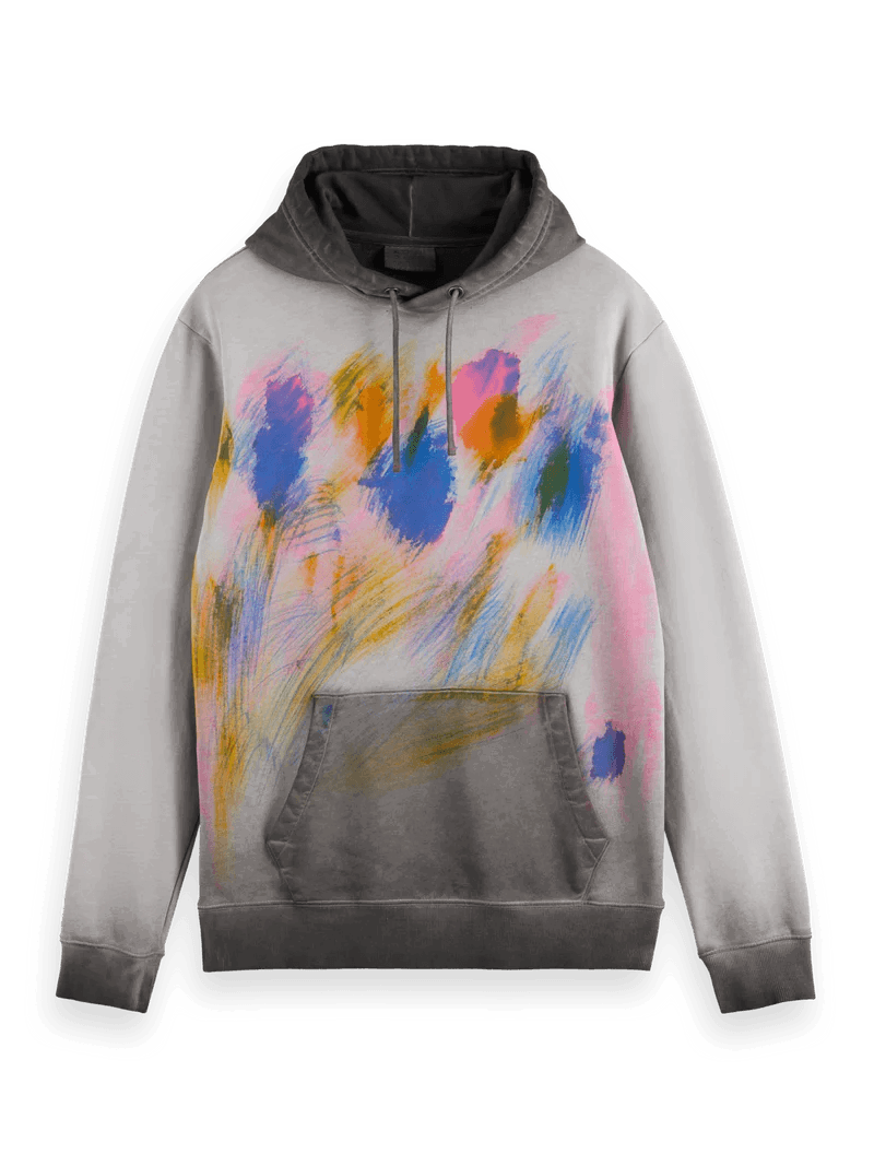 SCOTCH AND SODA Irregular Dye Hoodie - Gravity NYC
