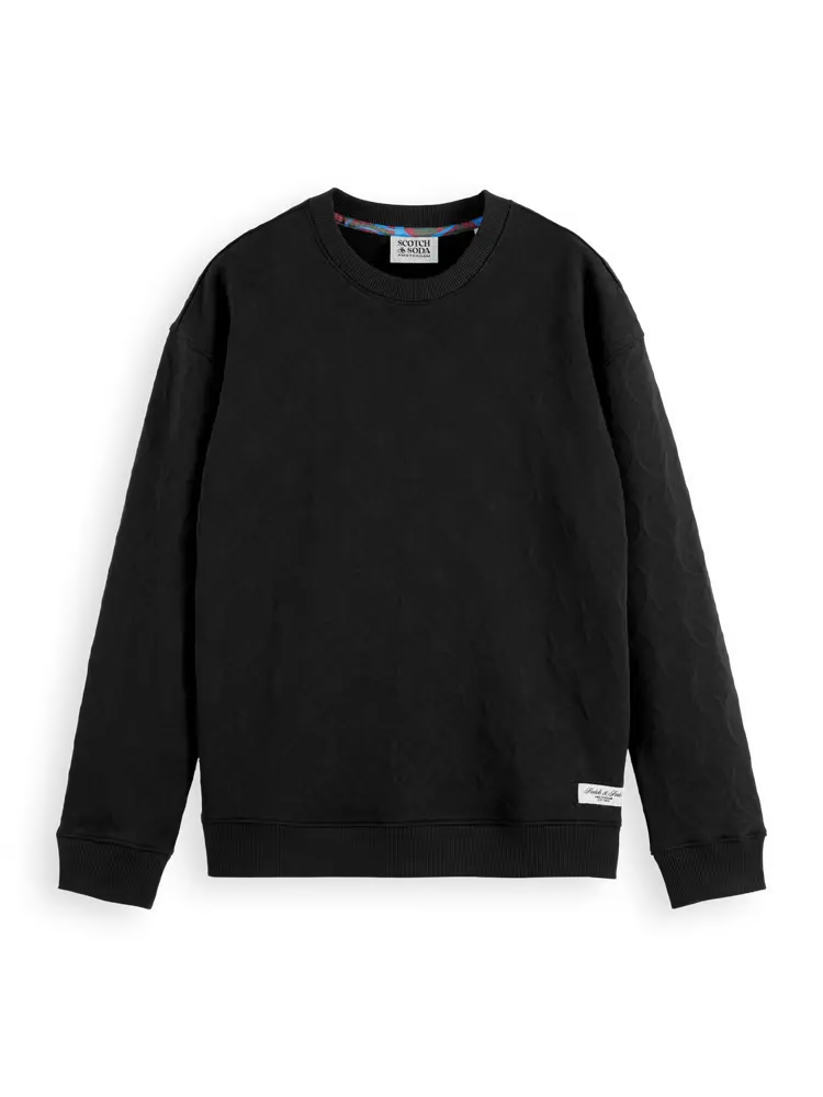 SCOTCH AND SODA Jacquard Regular-Fit Sweatshirt - Gravity NYC