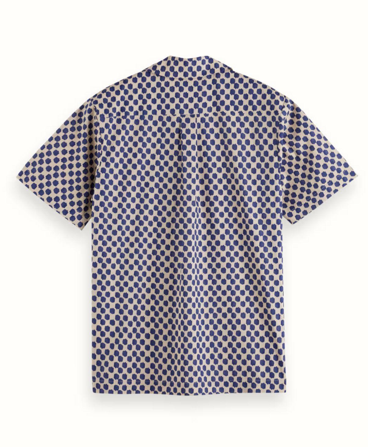 SCOTCH & SODA Polka Dot Printed Short Sleeve Shirt Gravity NYC