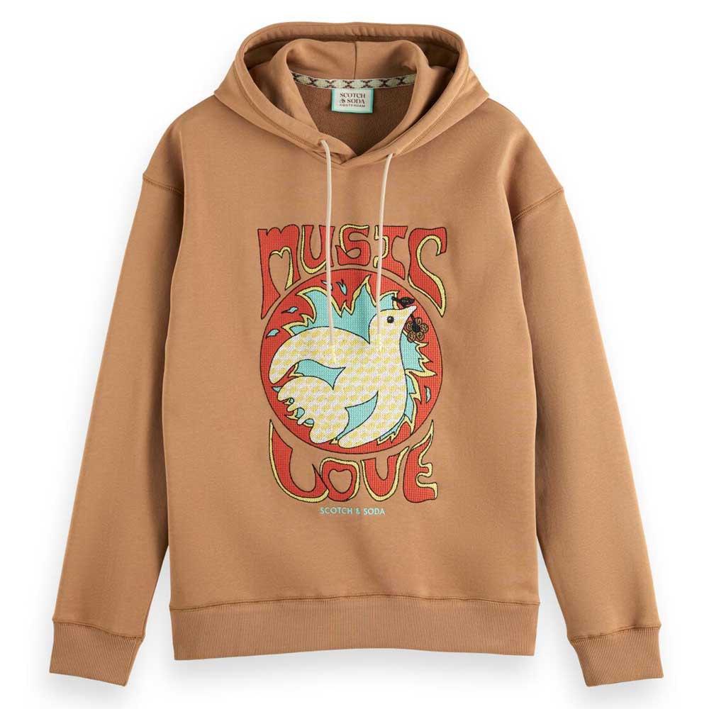 SCOTCH AND SODA Relaxed-Fit Artwork Hoodie - Gravity NYC